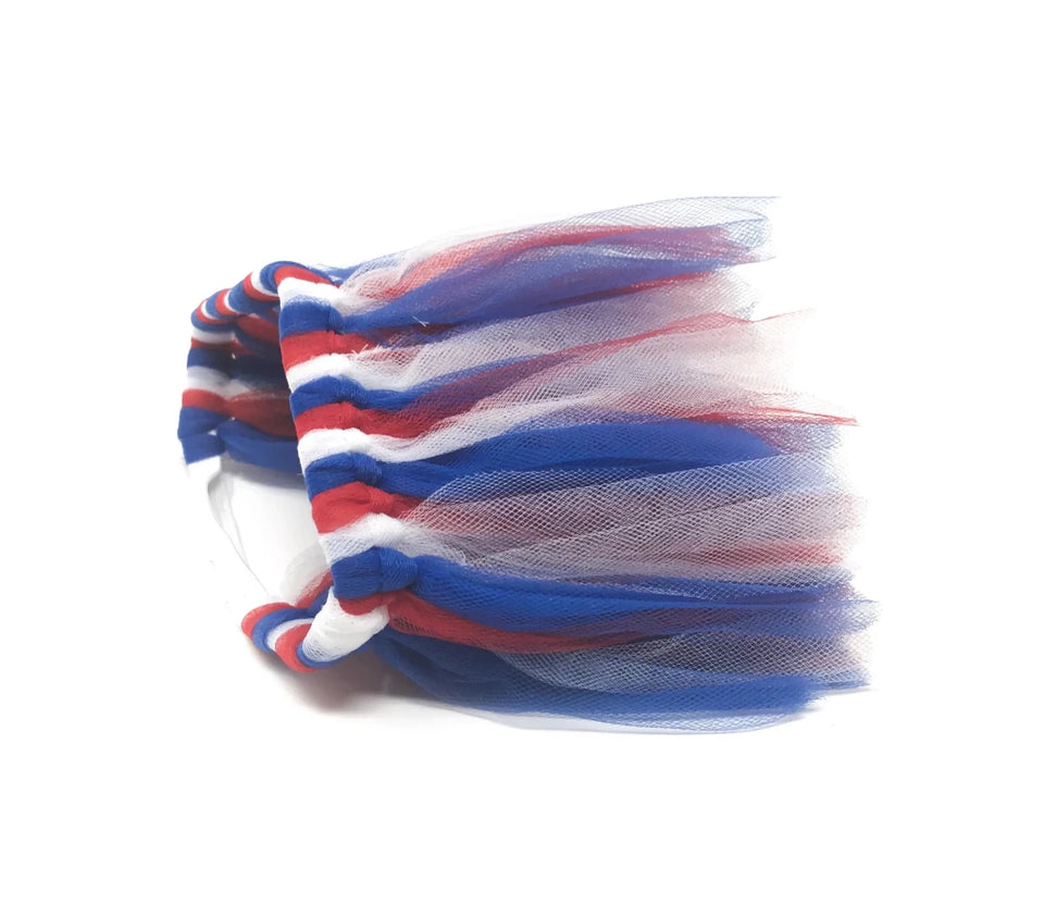 Red White Blue 4th of July Dog Tutu Skirt by Tutu Joli - Pets Perfect