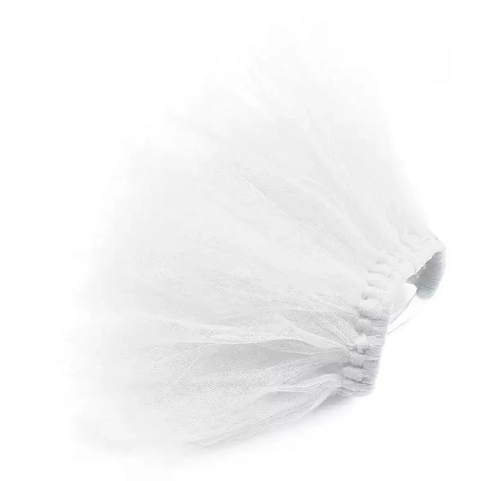 White Bridal Dog Tutu Skirt by Tutu Joli - Pets Perfect