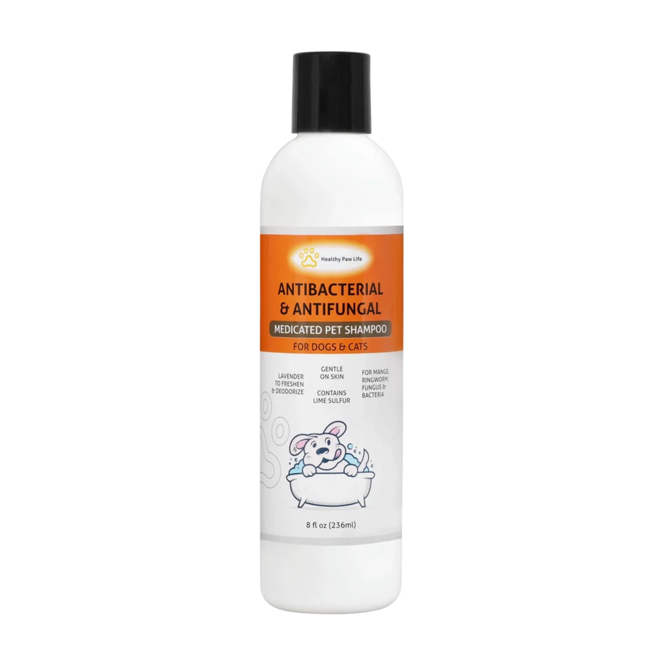 Classic's Lime Sulfur Medicated Dog Shampoo - Antifungal Antibacterial Treatment for Ringworm