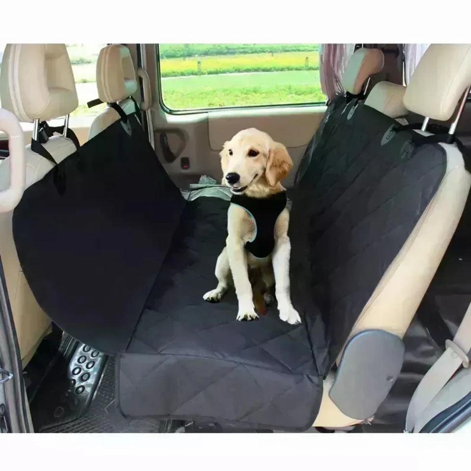 JESPET Dog Car Seat Cover for Pets, Dog Car Travel Car Seat Protector for Cars, Trucks, SUV, Black - Pets Perfect