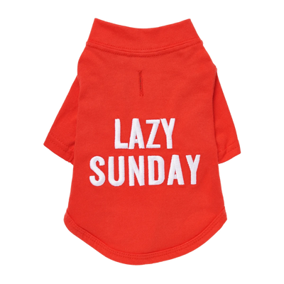The Essential T-Shirt - "Lazy Sunday", Dog Tee - Pets Perfect