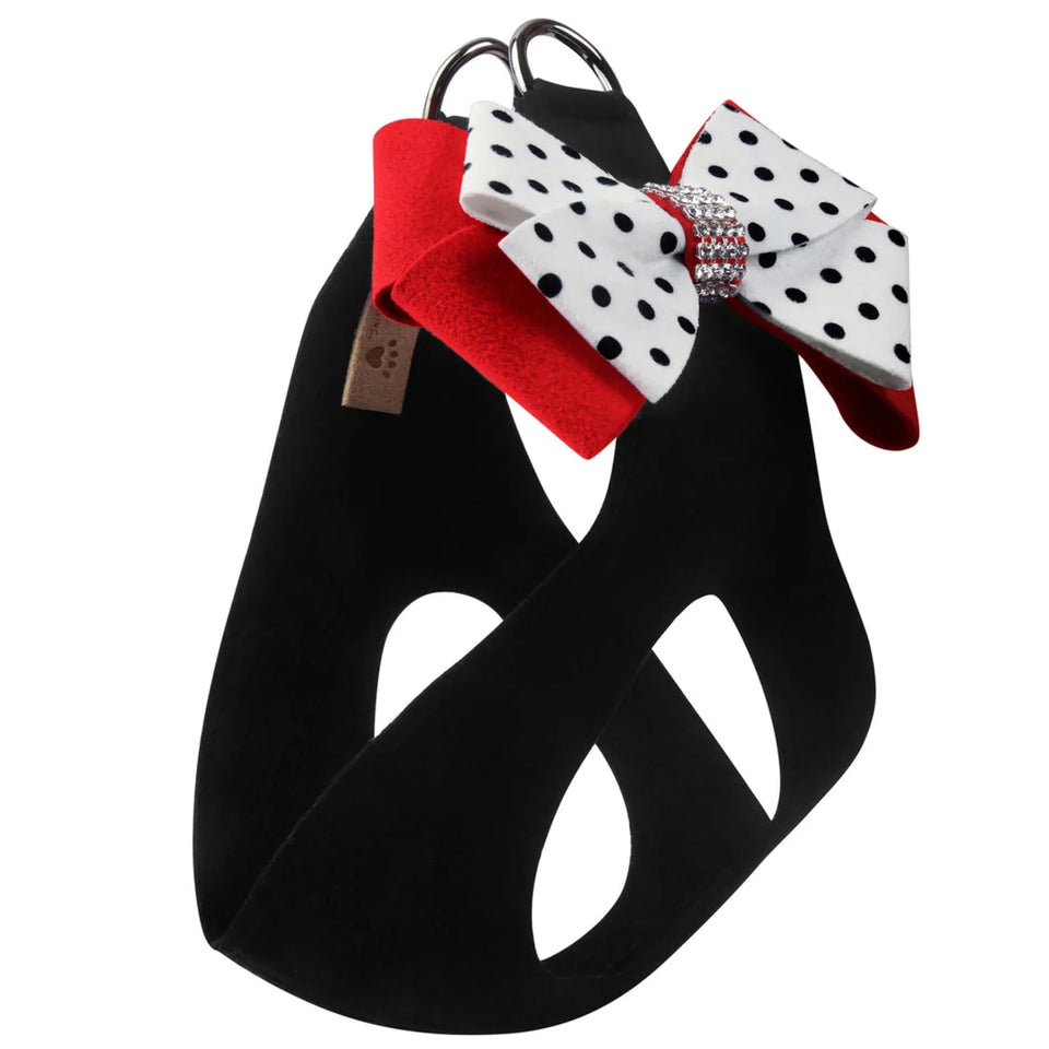 Susan Lanci Designs Minnie Double Nouveau Bow Step in Dog Harness, view 10