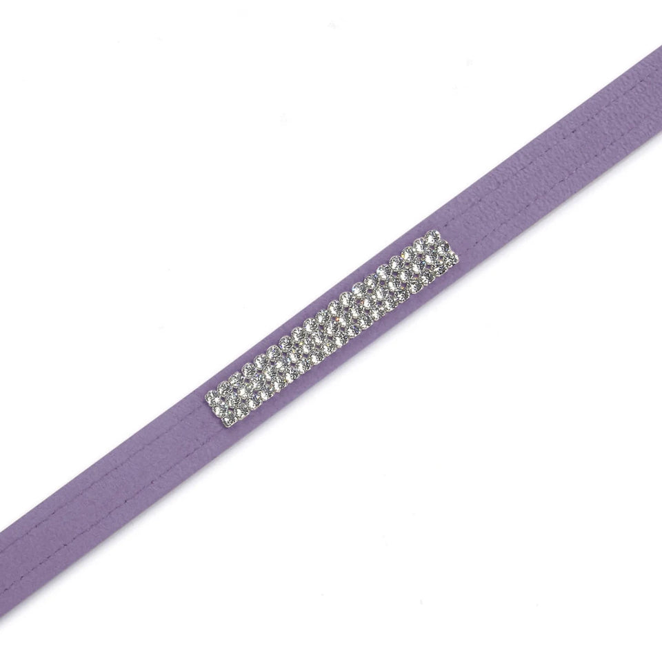 Susan Lanci Designs 3 Row Giltmore Crystals Dog Leash, view 10