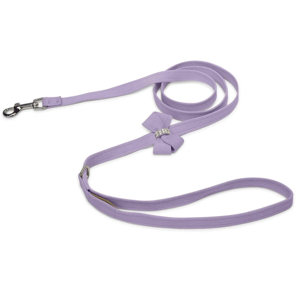 Susan Lanci Designs Nouveau Bow Dog Leash, Puppy pink/4 FT, view 3