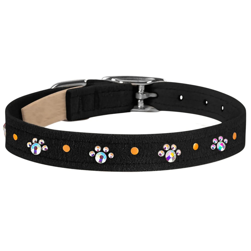 Susan Lanci Designs Crystal Paws Dog Collar, view 55