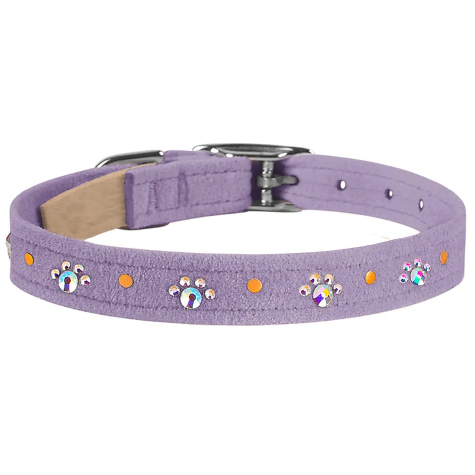 Susan Lanci Designs Crystal Paws Dog Collar, view 45