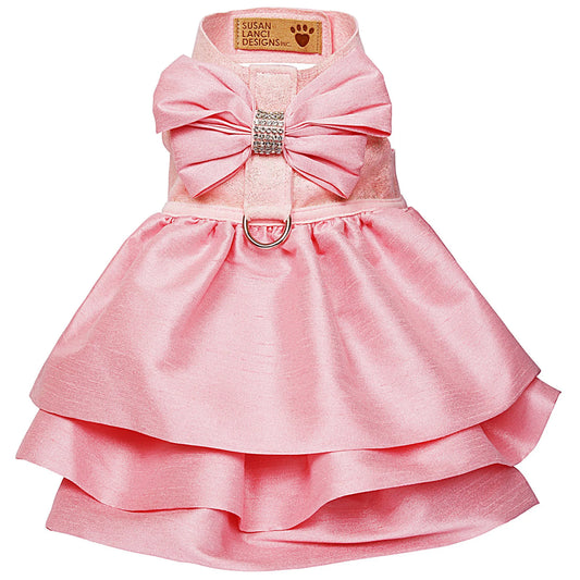 Susan Lanci Puppy Pink Glitzerati Madison Dress - Luxury Harness Dress