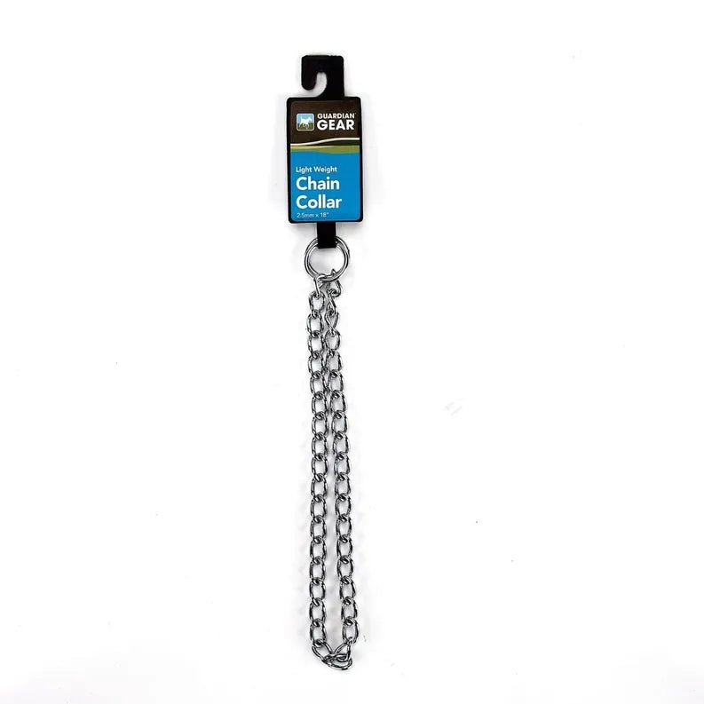 GG Lt Wt Chain Dog Collar 18 in 2.5 mm - Pets Perfect