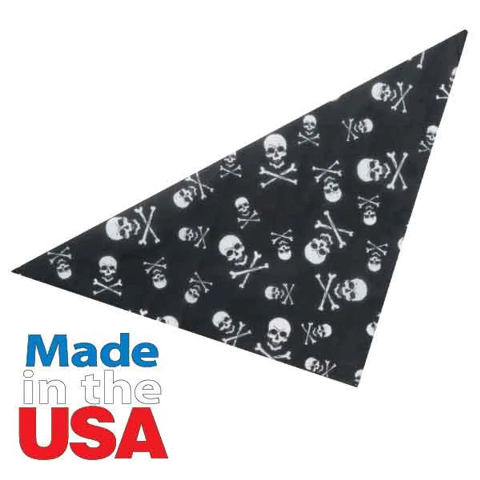 TP Skulls & Crossbones Bandana Black, view 3