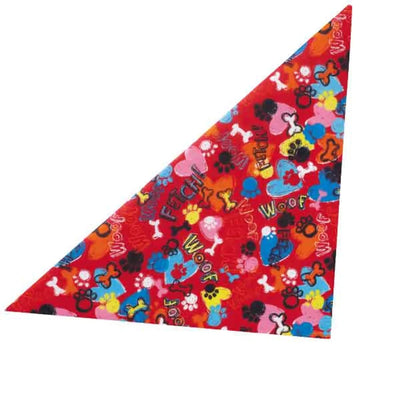 Top Performance Fetch Dog Bandana - Multicolor Playful Tie-On Pet, 1