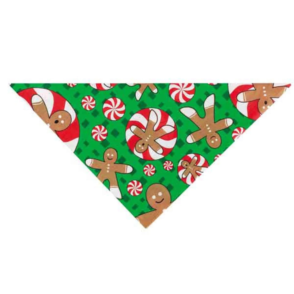 Top Performance Gingerbread Men Dog Bandana, 1