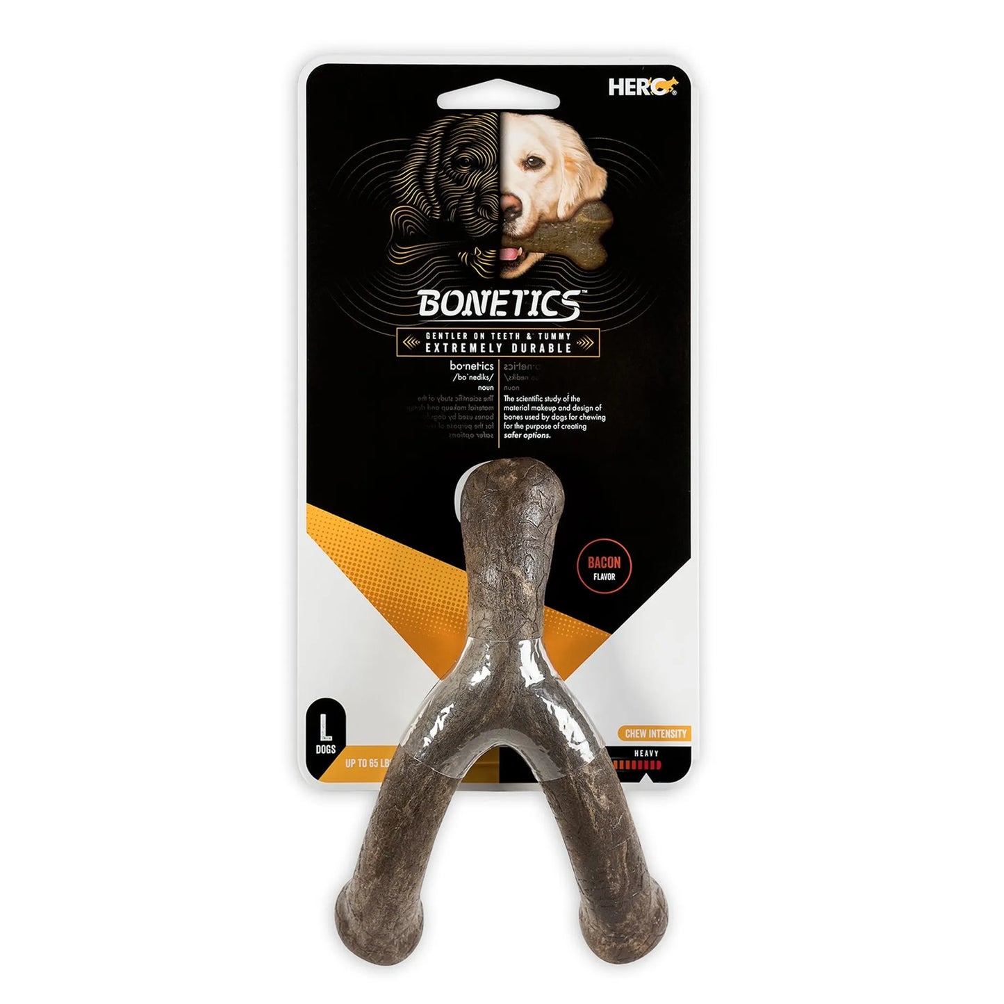 Hero Bonetics Wishbone Bacon L - Pets Perfect
