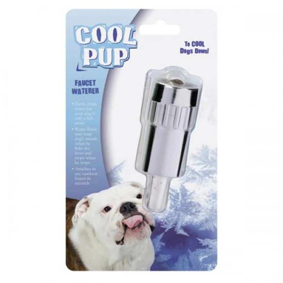 Cool Pup Faucet Waterer, Dog Drinking Fountain Attachment - Pets Perfect