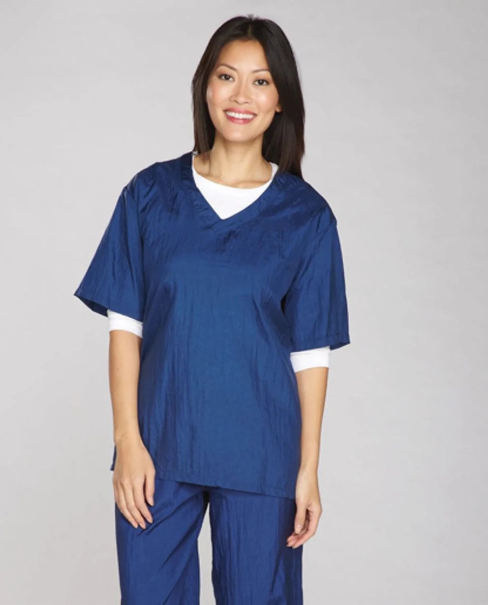Top Performance V-Neck Grooming Smock, Purple/LARGE, view 6