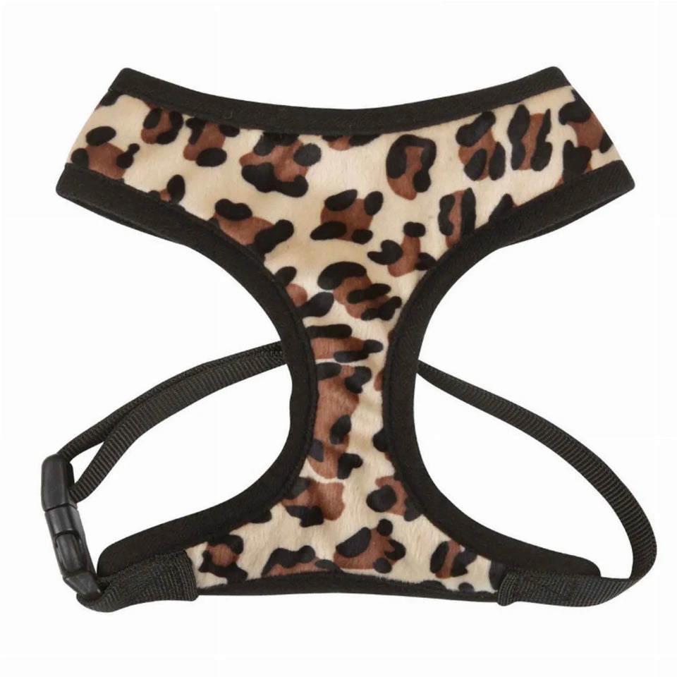 CC Plush Print Dog Harness Large Leopard, view 12