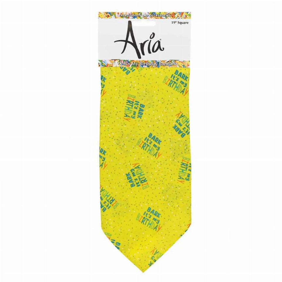 AR Bark It's My Birthday Bandana - Pets Perfect