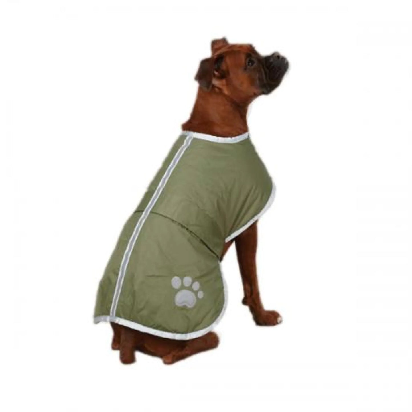 Zack & Zoey Nor'Easter Blanket Dog Coat - Green & Orange