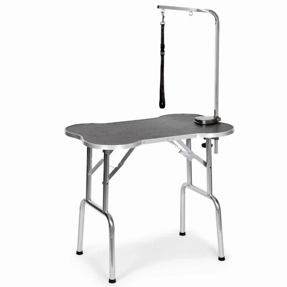 ME Bone Shaped Folding Table, 36 in Black, view 4