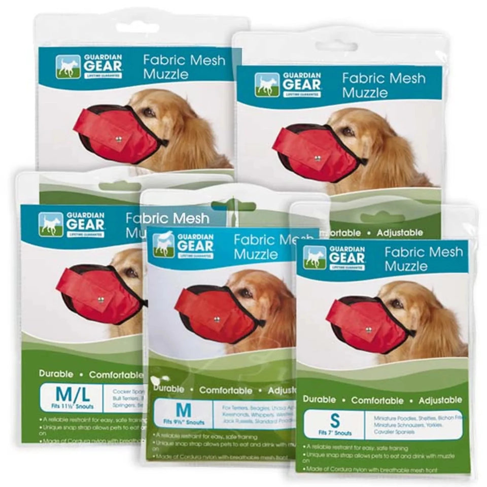 GG Fabric Mesh Muzzle Large Red, view 2
