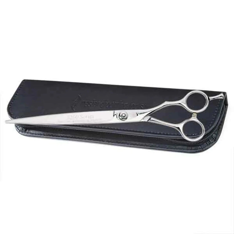 MG 5200 Blue Titanium Straight Grooming Shears, Chrome/6.5IN, view 9