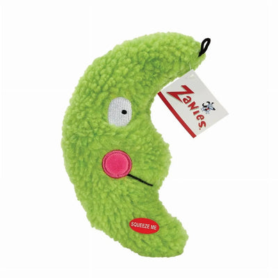 ZA Smiling Dog Toy Moon, 8 in Grn