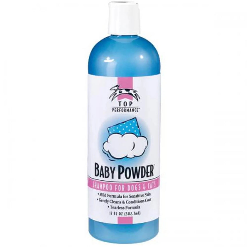 Top Performance Baby Powder Pet Shampoo 17 oz - Pets Perfect