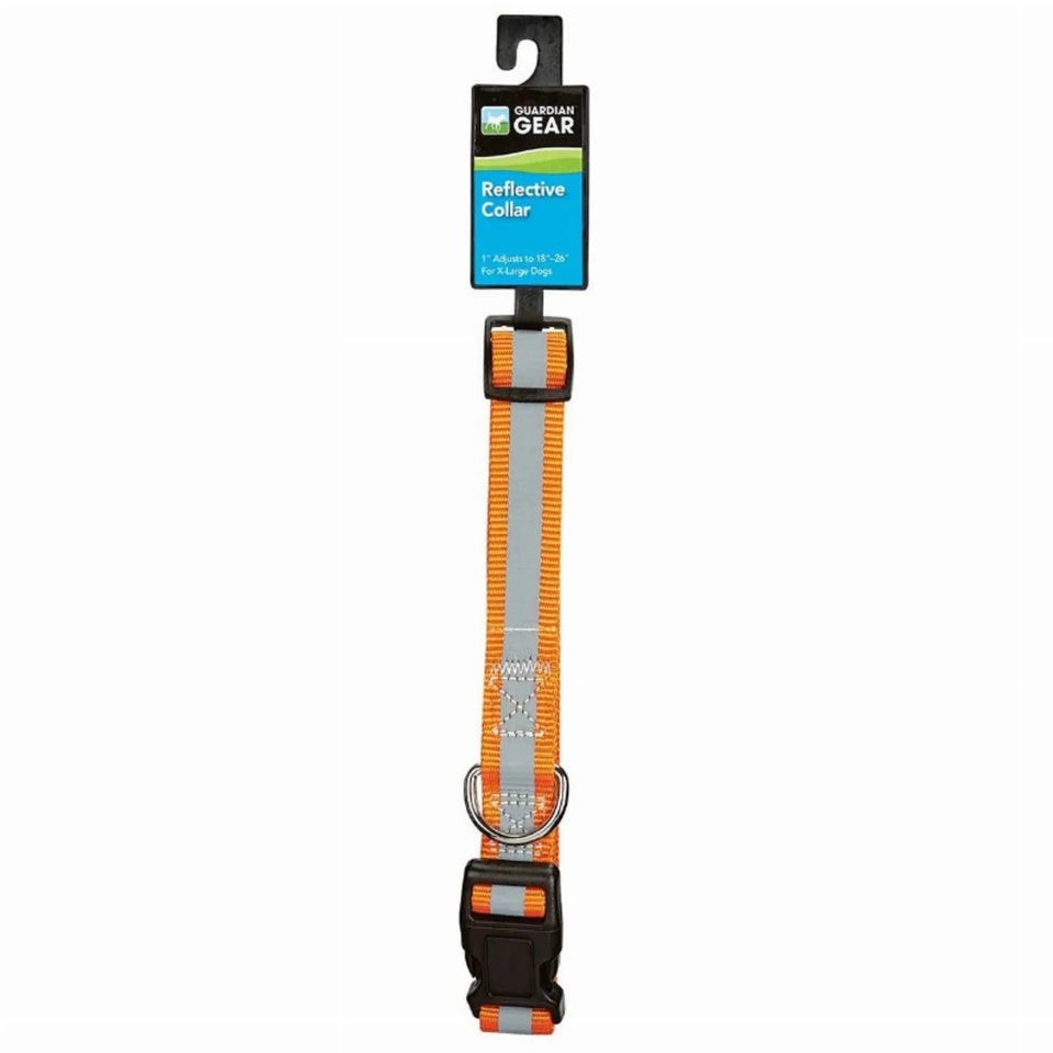 GG Reflective Dog Collar 10-16 in Black, view 12