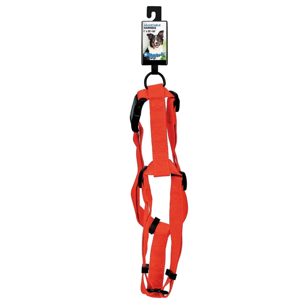 DGR, 1 in Adjustable Dog Harness Black, view 4