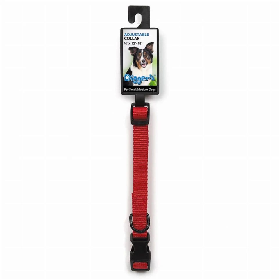 DGR, 1 in Adjustable Dog Collar Black, view 11