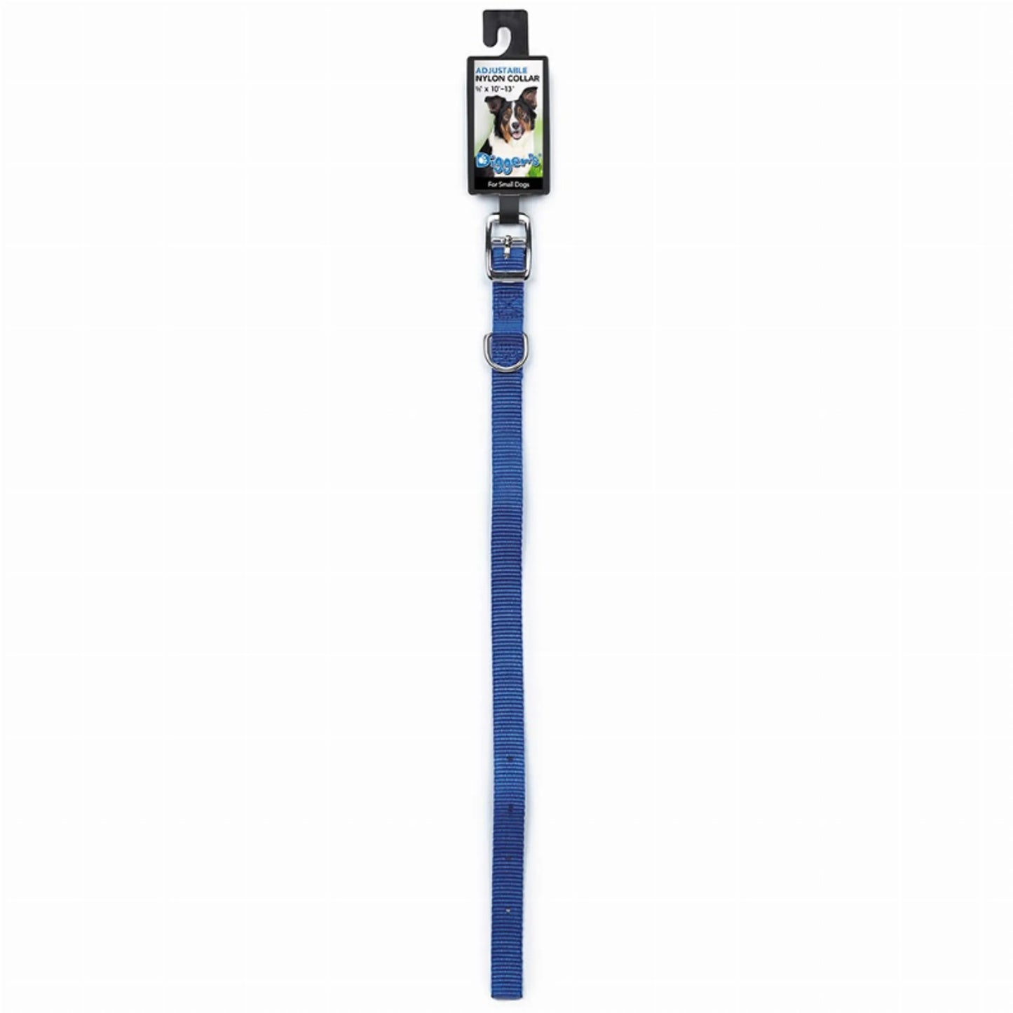 DGR 5/8in Nylon Collar 10in Blue