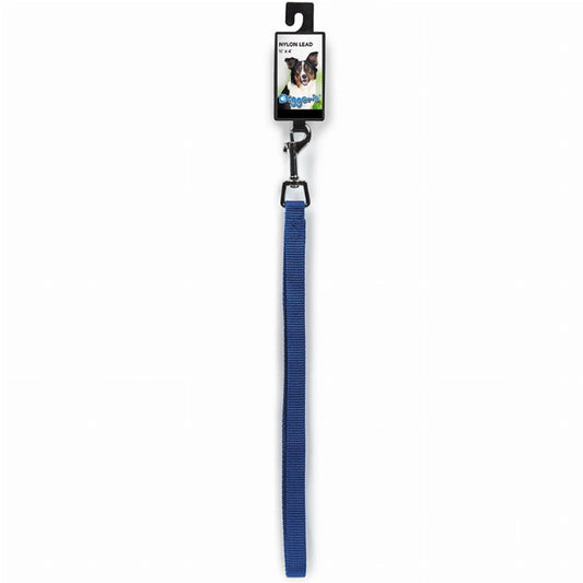 Diggers 5/8in Nylon Lead 72in Blue