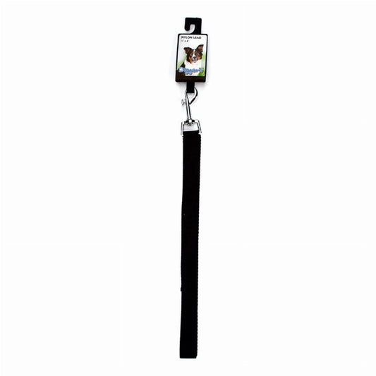 DGR 5/8in Nylon Lead 48in Black - Pets Perfect