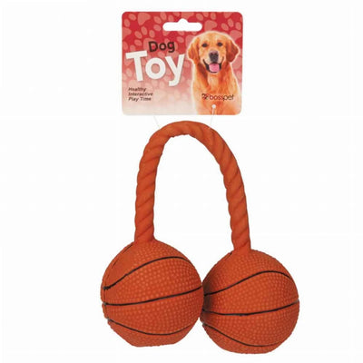 Latex Twin Basketballs - Pets Perfect