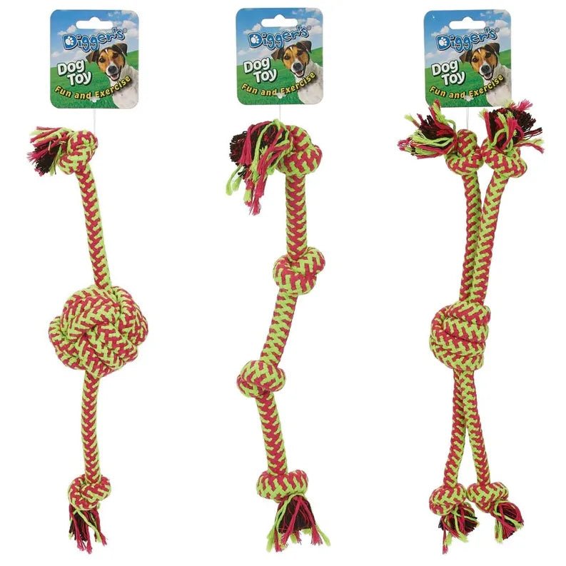 Digger's Rope Toys 20 in Asst - Pets Perfect