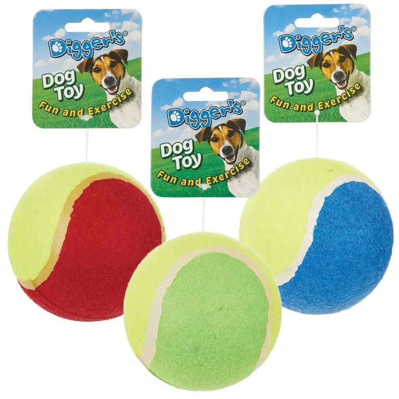 Digger's Tennis Ball 4 in - Pets Perfect