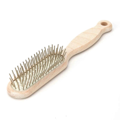 AS Wooden Pin Brush Oblong - Pets Perfect