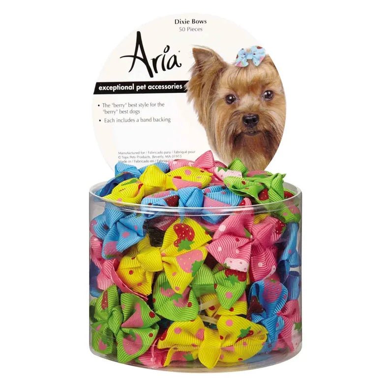 AR Dixie Bows Canister 50Pc - Pets Perfect