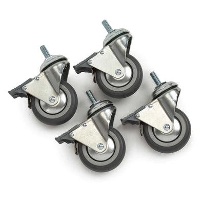 Master Equipment Casters for Professional Grooming Equipment - Set of 4 - Pets Perfect