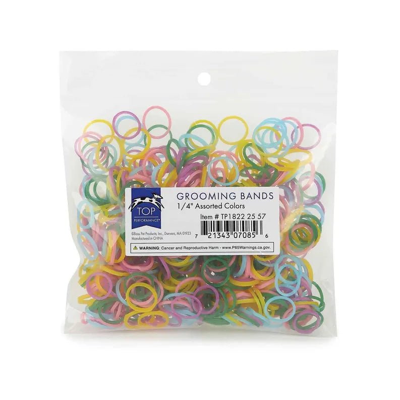 TP Grooming Bands 1/4 in Assorted - Pets Perfect