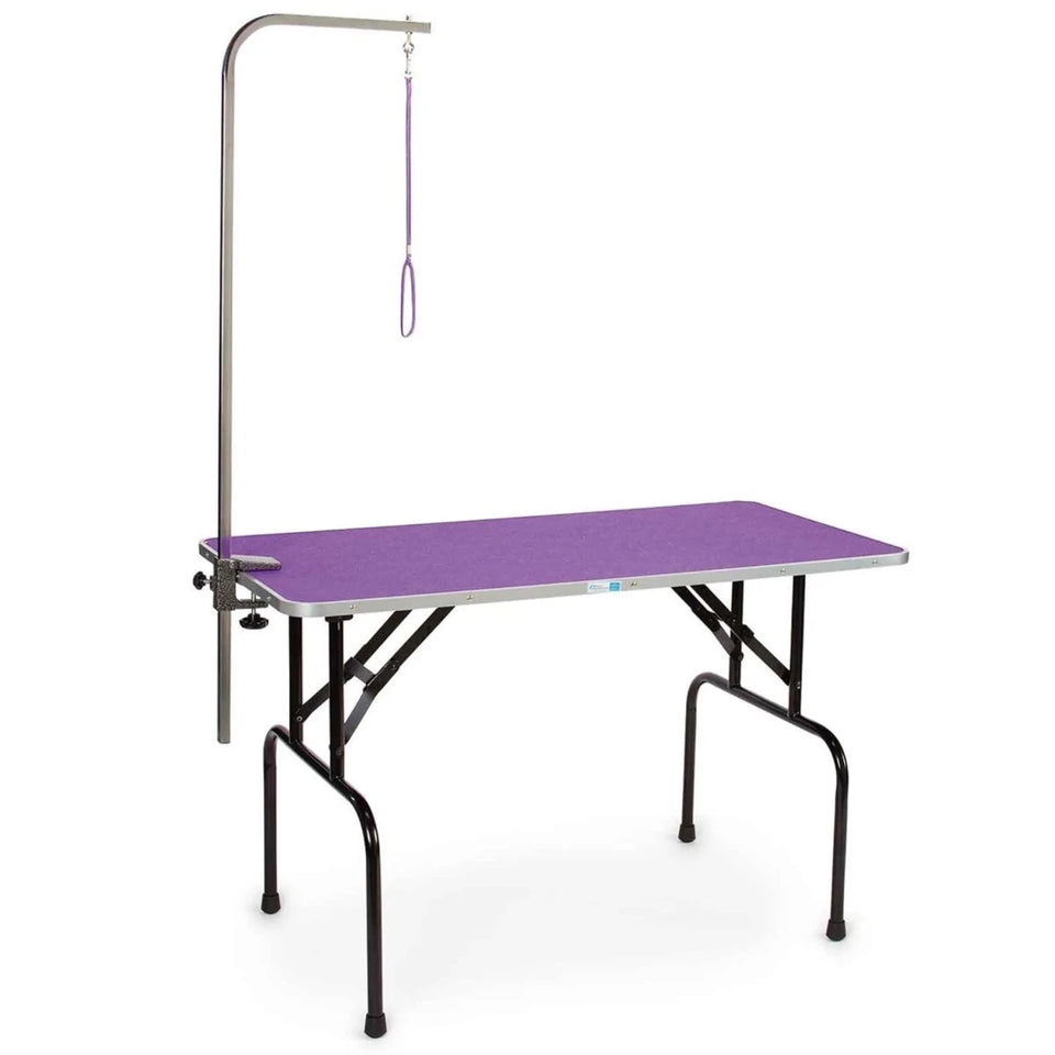 ME Groom Table with 48 in Arm 48x24In Pur - Pets Perfect