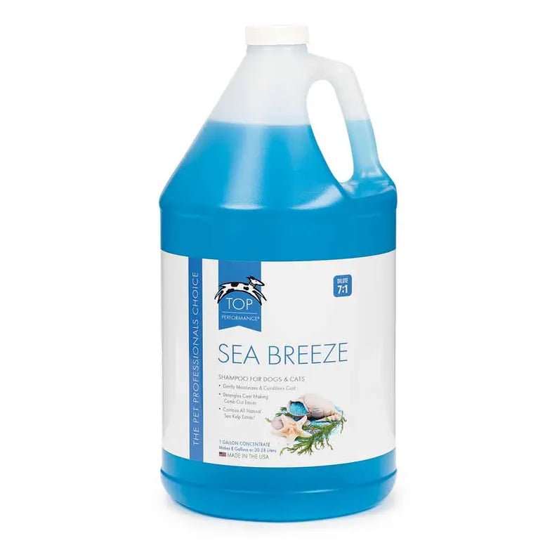 Top Performance Sea Breeze Pet Shampoo, 1 gal - Pets Perfect