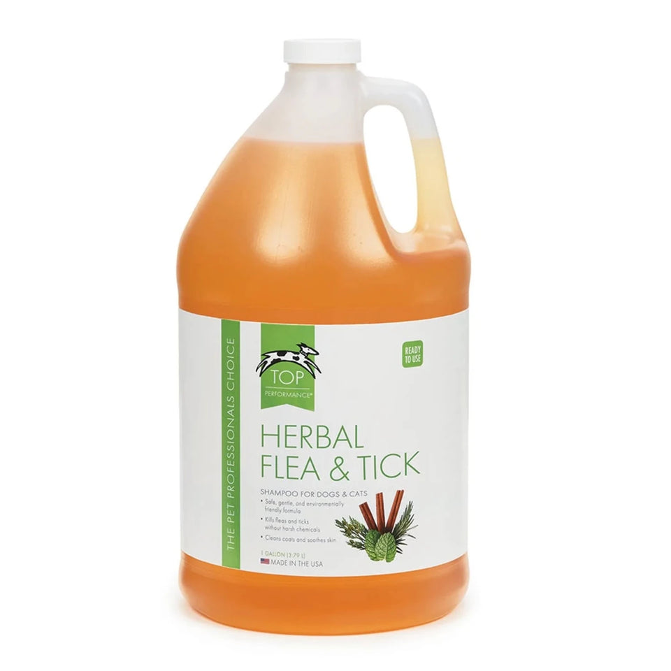 Top Performance Herbal Flea & Tick Pet Shampoo, 1 gal - Pets Perfect