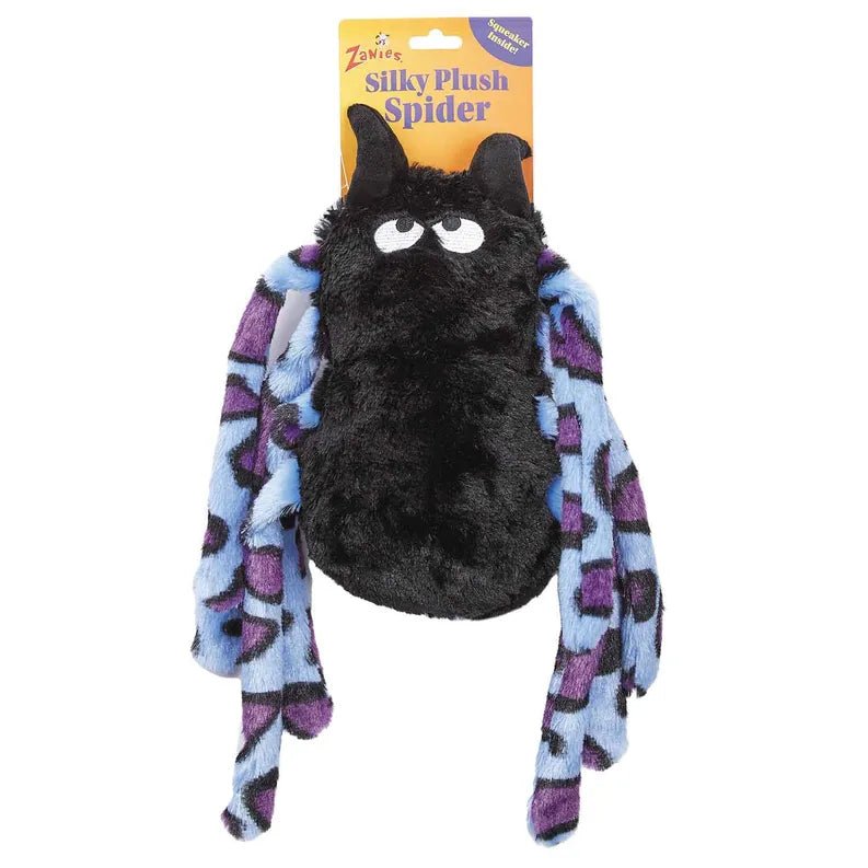Zanies Silky Plush Spider - Pets Perfect