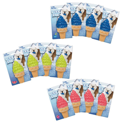 Cool Pup Dog Toy Large Ice Cream Cone 12 ct - Pets Perfect