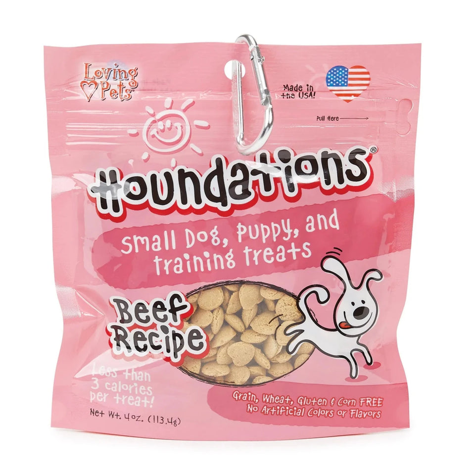 LP Houndations Train Dog Treats Beef 4 oz - Pets Perfect