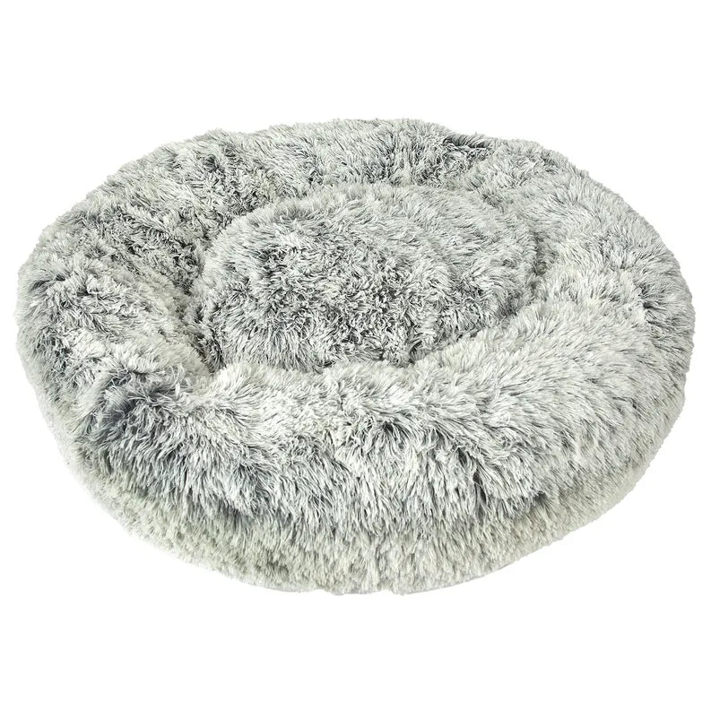SP Plush Cuddler Bed Blk/Wht X-Small/Small - Pets Perfect
