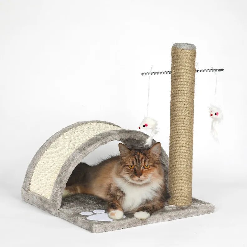 MT Paw Bridge & Scratcher Pole - Pets Perfect