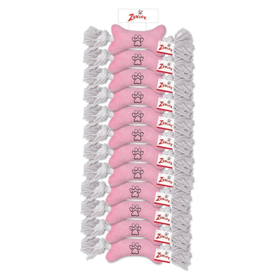 ZA Tiny Tugger Clip Strip - Pnk 12pc - Pets Perfect