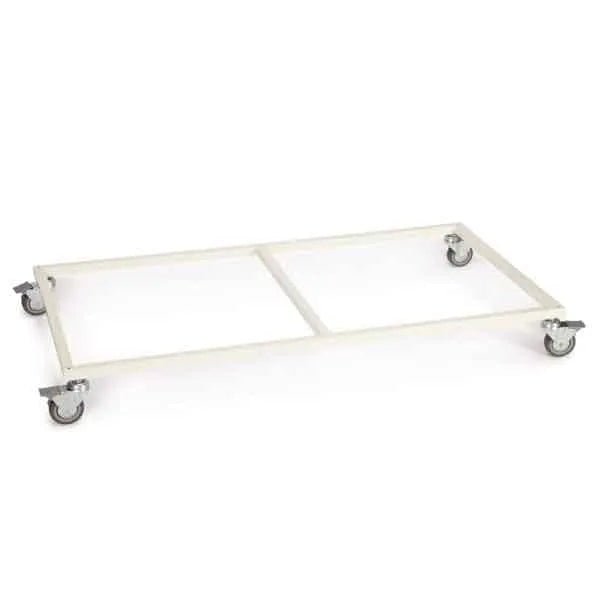 PS Color Modular Cage Base with Wheel Wht - Pets Perfect