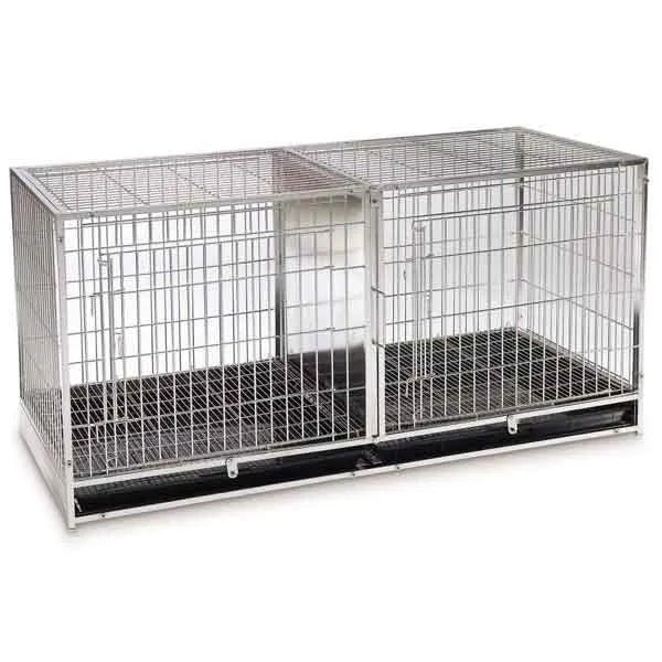 PS Modular Cage with Plastic Tray SS - Pets Perfect